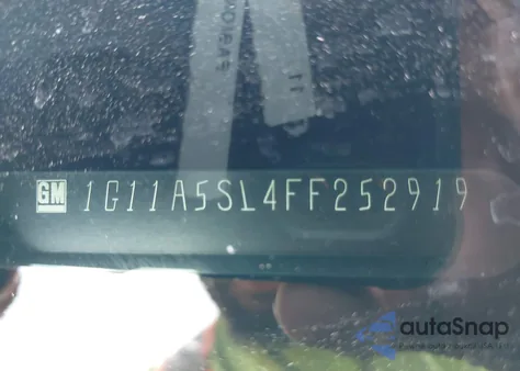 2015 Chevrolet Malibu 1Fl z USA, uszkodzony, nr VIN 1G11A5SL4FF252919